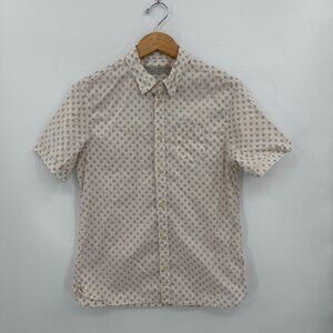 ALLSAINTS Mens Shirt POISON Reverse Print Short Sleeve Botanical Medium